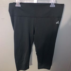 Adidas Black Cropped Leggings